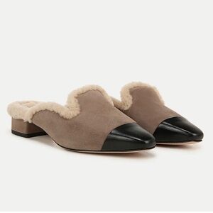 Cecile Shearling Mule Veronica Beard